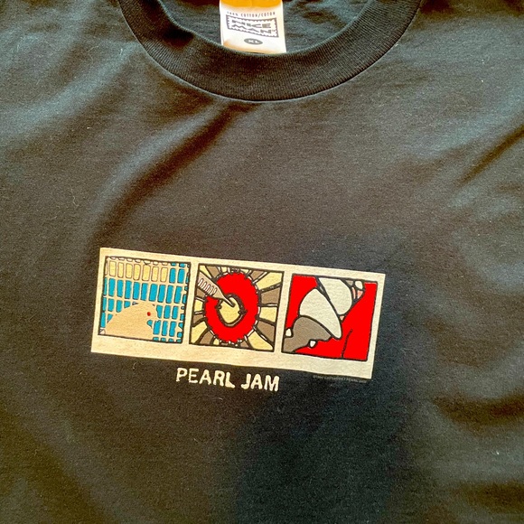 Vintage Pearl Jam Tour XL T-Shirt from 1996 No Code Tour NEVER
